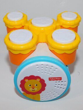 Fisher Price 2018 Big Boom Band baby Drum Set electronic Toy with Sound